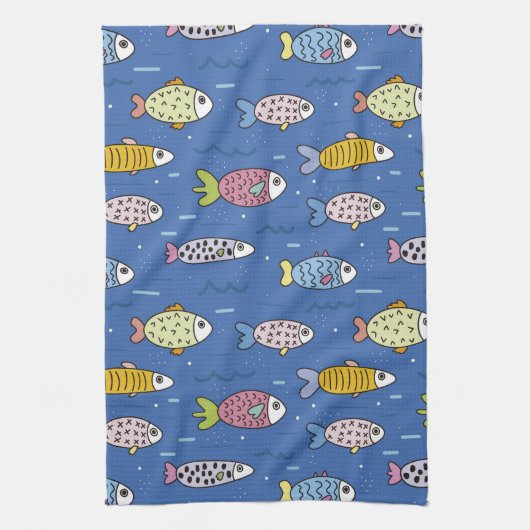 serviette de cuisine ocean life (Vertical)