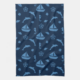 serviette de cuisine ocean life