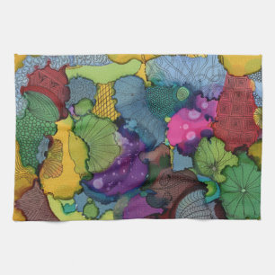 Serviette de cuisine océanographique de thème