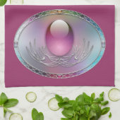 Serviette de cuisine OEufs de Pâques (Plié)