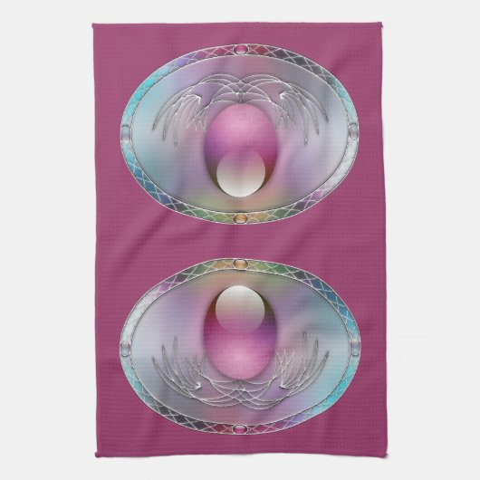 Serviette de cuisine OEufs de Pâques (Vertical)