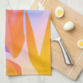 Serviette de cuisine Oiseau du Paradis (Quart Plié)