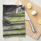 Serviette de cuisine Okapi (Quart Plié)