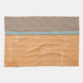 Serviette de cuisine orange de serviette de thé de (Horizontal)