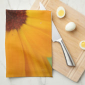 Serviette de cuisine Orange Rain Daisy (Quart Plié)