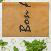 Serviette de cuisine orange toscane Bon Appetit (Plié)