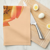 Serviette de cuisine Orange Tulip (Quart Plié)