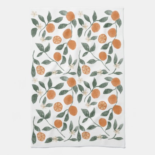 Serviette de cuisine Oranges (Vertical)