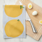 Serviette de cuisine oranges (Quart Plié)