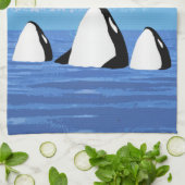 Serviette de cuisine Orcas (Plié)