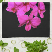 Serviette de cuisine - orchidée de Cooktown (Plié)