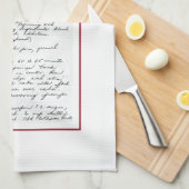 Serviette de cuisine originale de gâteau de beurre (Quart Plié)