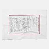 Serviette de cuisine originale de gâteau de beurre (Horizontal)