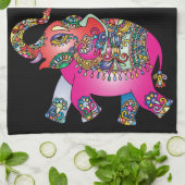 serviette de cuisine ornementale pour éléphant (Plié)