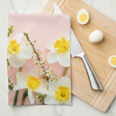 Serviette de cuisine Où l'amour fleurit | Romance (Quart Plié)