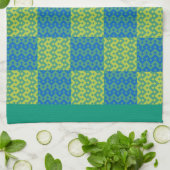 Serviette de cuisine ou serviette de thé Emerald, (Plié)