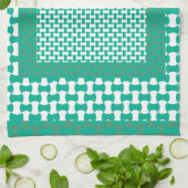 Serviette de cuisine ou serviette de thé Emerald G (Plié)