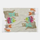 Serviette de cuisine Ours et Fox (Horizontal)