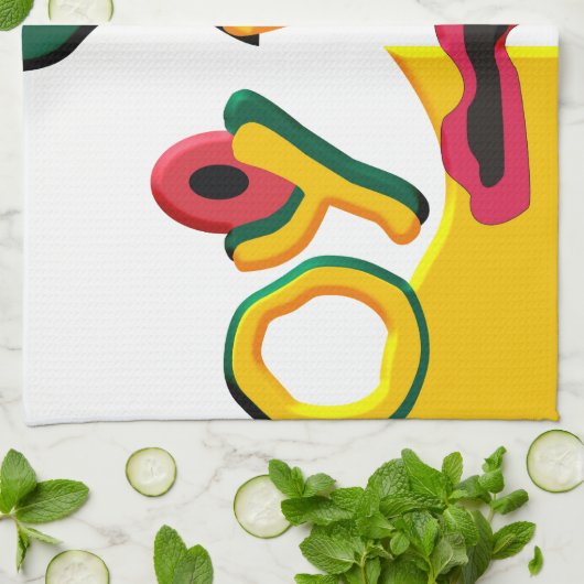 Serviette de cuisine Oy Vey (Plié)