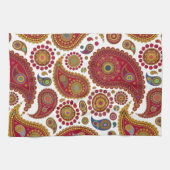 Serviette de cuisine Paisley exotique (Horizontal)