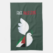Serviette de cuisine Palestine libre - Solidarité (Vertical)
