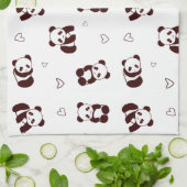 Serviette de cuisine Panda (Plié)