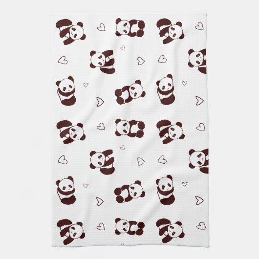 Serviette de cuisine Panda (Vertical)