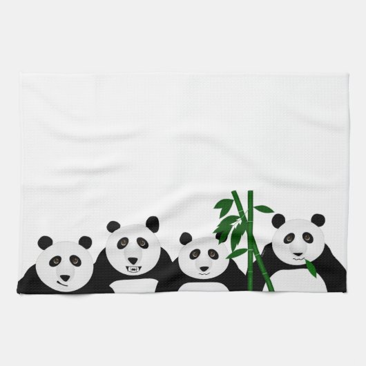 Serviette de cuisine Pandas (Horizontal)
