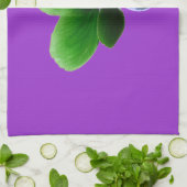 Serviette de cuisine Pansy Verte (Plié)