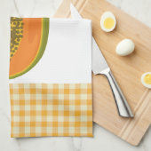 Serviette de cuisine Papaya Plaid (Quart Plié)