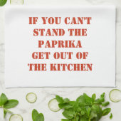 SERVIETTE DE CUISINE PAPRIKA - ORANGE (Plié)