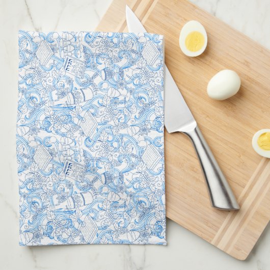 Serviette de cuisine Pâque - Mélange & Match (Quart Plié)