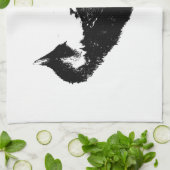 Serviette de cuisine parfaite de pingouin (Plié)