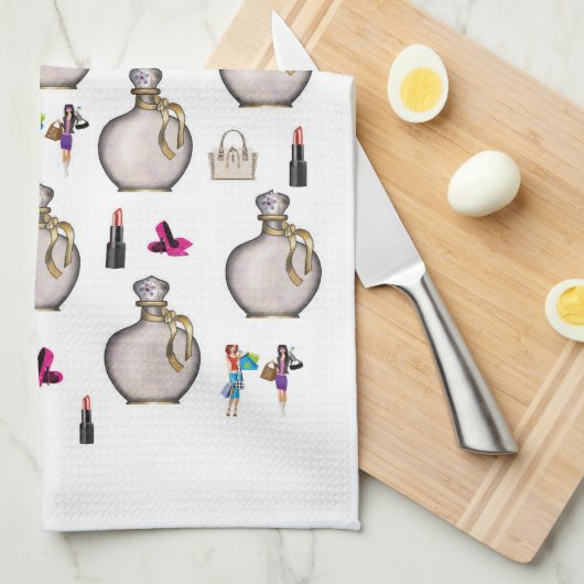 Serviette de cuisine parfum (Quart Plié)