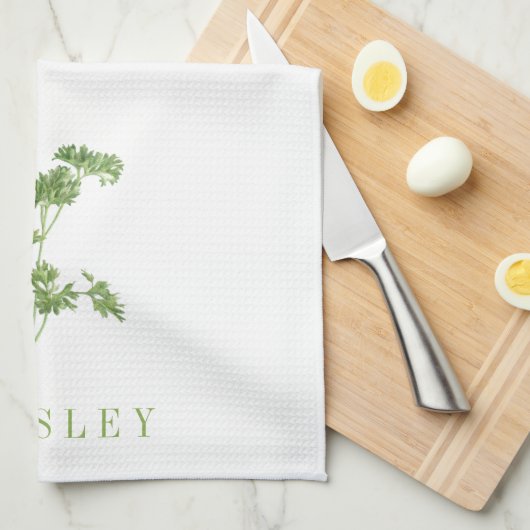 Serviette de cuisine PARSLEY FRAÎCHE (Quart Plié)