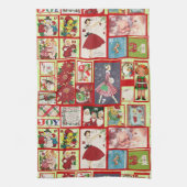 serviette de cuisine passée de noël (Vertical)