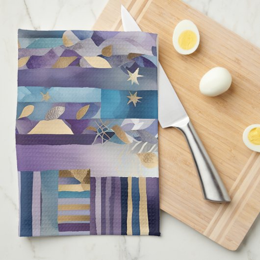 serviette de cuisine patchwork (Quart Plié)