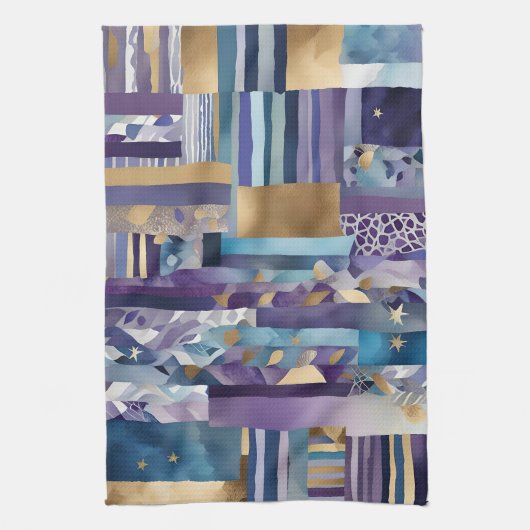serviette de cuisine patchwork (Vertical)