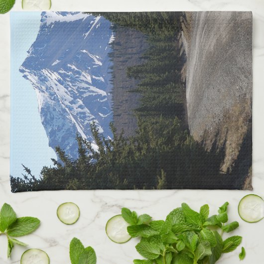 Serviette de cuisine paysage dans Alaska (Plié)