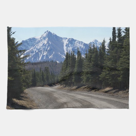 Serviette de cuisine paysage dans Alaska (Horizontal)