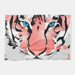 SERVIETTE DE CUISINE PEACH TIGER