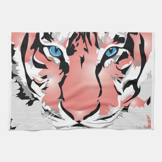 SERVIETTE DE CUISINE PEACH TIGER (Horizontal)