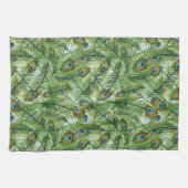 Serviette de cuisine Peacock Feathes (Horizontal)