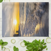 Serviette de cuisine Pensacola Splashing Waves Sun (Plié)