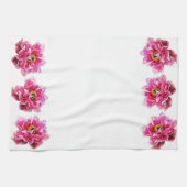 Serviette de cuisine - Peonies roses (Horizontal)