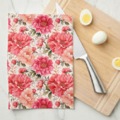Serviette de cuisine Peony (Quart Plié)