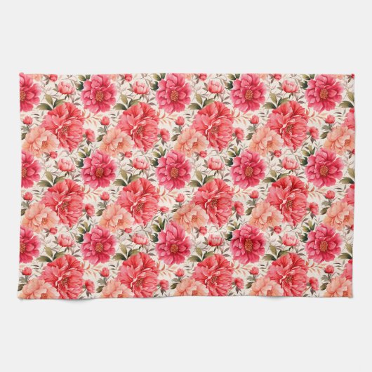 Serviette de cuisine Peony (Horizontal)
