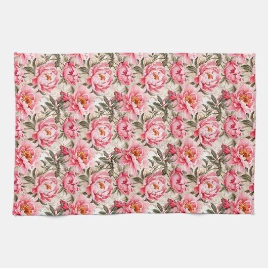 Serviette de cuisine Peony (Horizontal)