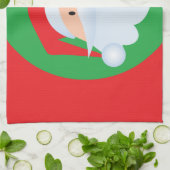 Serviette de cuisine père Noël (Plié)