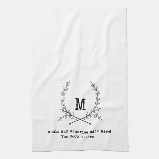 Serviette de cuisine personnalisée (Vertical)